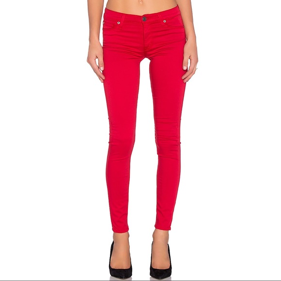 Hudson Jeans Denim - Hudson Niko Ruby Mid Rise Skinny Jeans